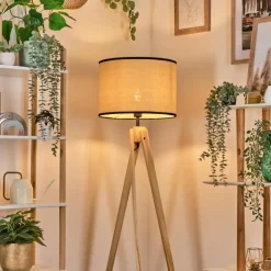 Luminaires Scandinaves-hofstein Chellas Lampadaire Écru, 1 lumière