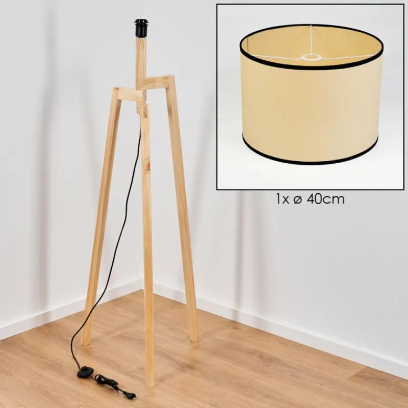 Luminaires Scandinaves-hofstein Chellas Lampadaire Écru, 1 lumière