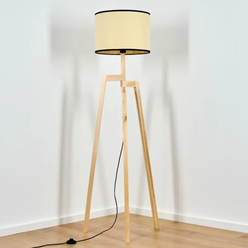 Luminaires Scandinaves-hofstein Chellas Lampadaire Écru, 1 lumière