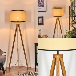 Luminaires Scandinaves-hofstein Chellas Lampadaire Écru, 1 lumière