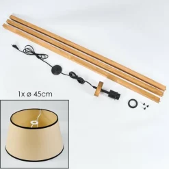 Luminaires Scandinaves-hofstein Chellas Lampadaire Écru, 1 lumière