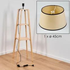 hofstein Chellas Lampadaire Écru, 1 lumière