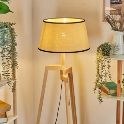Luminaires Scandinaves-hofstein Chellas Lampadaire Écru, 1 lumière