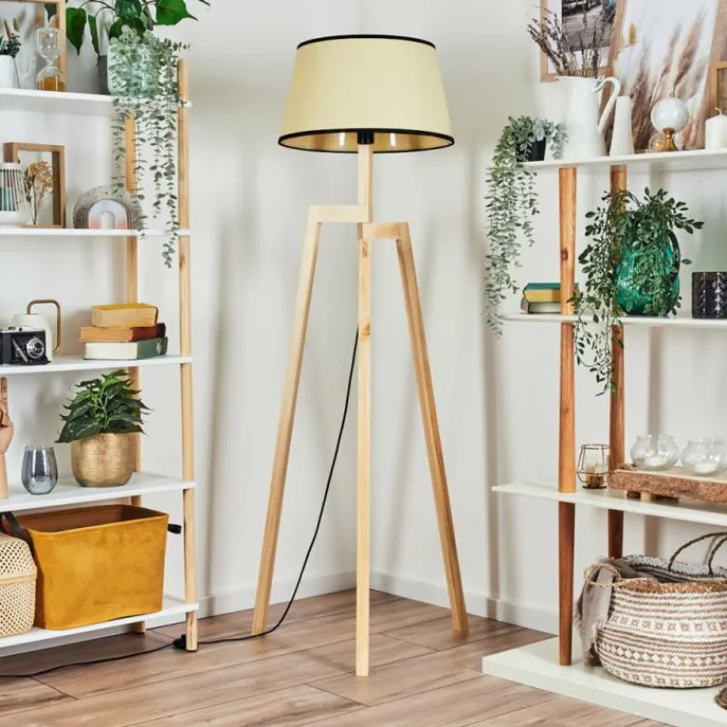 Luminaires Scandinaves-hofstein Chellas Lampadaire Écru, 1 lumière