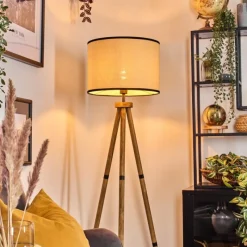 Luminaires Scandinaves-hofstein Chellas Lampadaire Écru, 1 lumière