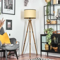 Luminaires Scandinaves-hofstein Chellas Lampadaire Écru, 1 lumière