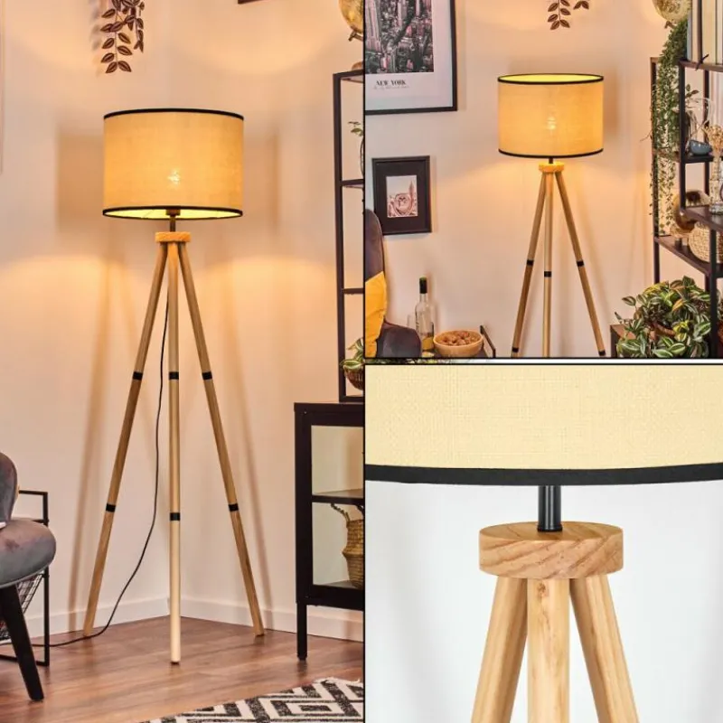 Luminaires Scandinaves-hofstein Chellas Lampadaire Écru, 1 lumière