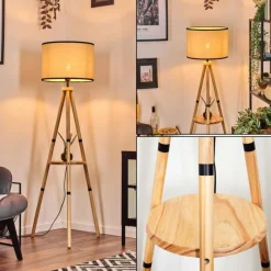 Luminaires Scandinaves-hofstein Chellas Lampadaire Écru, 1 lumière