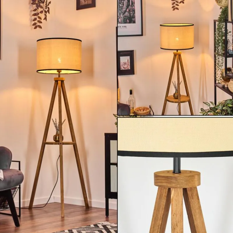 Luminaires Scandinaves-hofstein Chellas Lampadaire Écru, 1 lumière