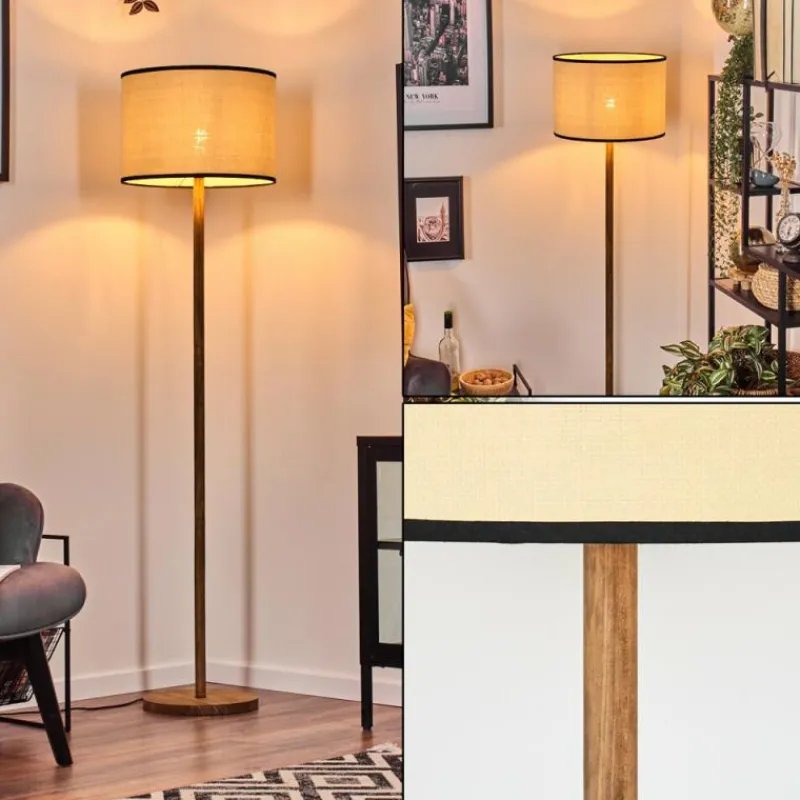 Luminaires Scandinaves-hofstein Chellas Lampadaire Écru, 1 lumière