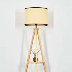 Luminaires Scandinaves-hofstein Chellas Lampadaire Écru, 1 lumière