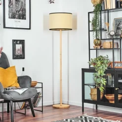 Luminaires Scandinaves-hofstein Chellas Lampadaire Écru, 1 lumière