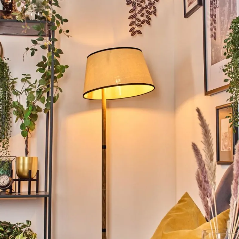 Lampes En Tissu-hofstein Chellas Lampadaire Écru, 1 lumière