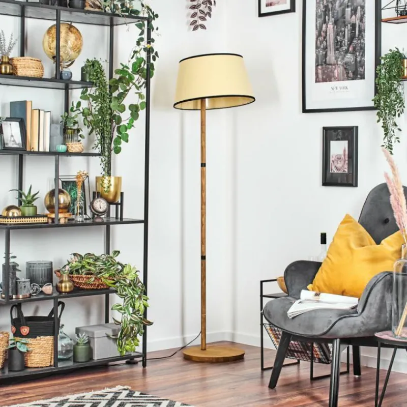 Lampes En Tissu-hofstein Chellas Lampadaire Écru, 1 lumière