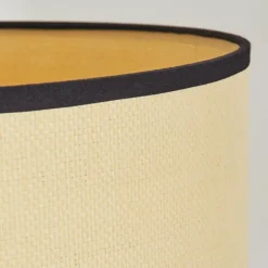 Luminaires Scandinaves-hofstein Chellas Lampadaire Écru, Noir, 1 lumière