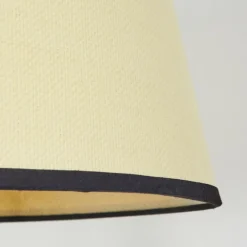 Luminaires Scandinaves-hofstein Chellas Lampadaire Écru, Noir, 1 lumière