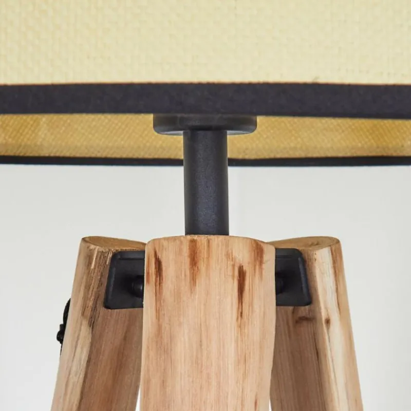 Luminaires Scandinaves-hofstein Chellas Lampadaire Écru, Noir, 1 lumière