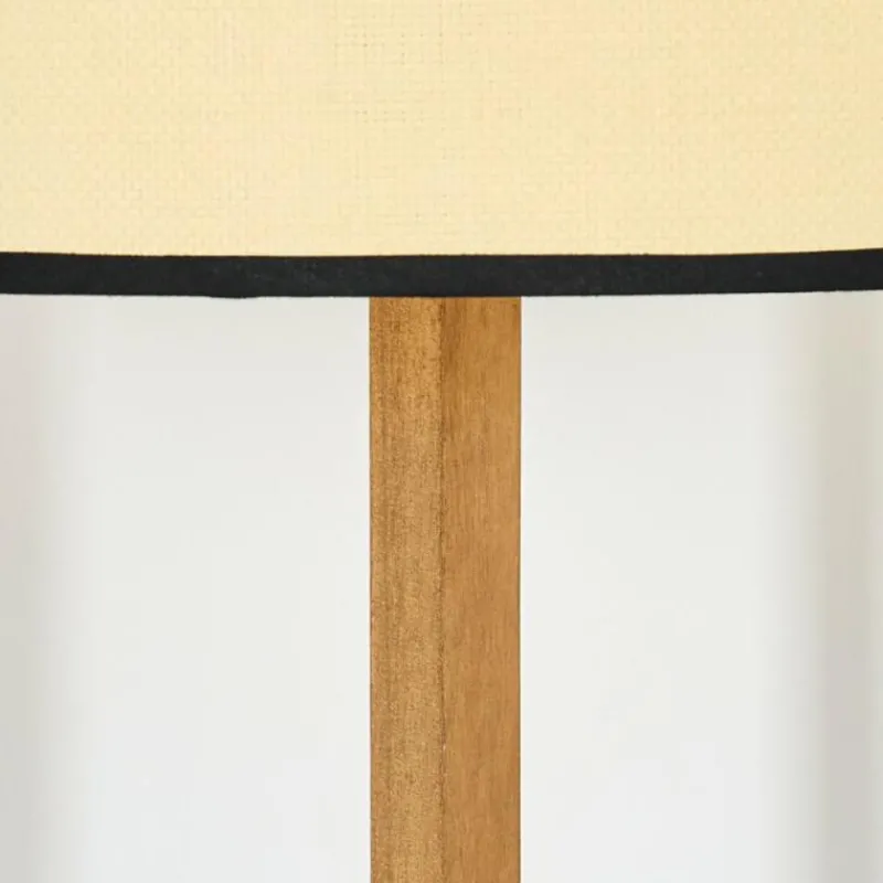 Luminaires Scandinaves-hofstein Chellas Lampadaire Écru, Noir, 1 lumière