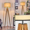 Luminaires Scandinaves-hofstein Chellas Lampadaire, Liseuse Écru, Noir, 1 lumière