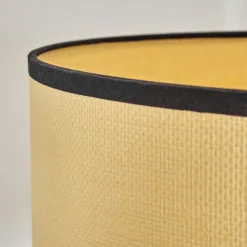 Style Boho-Chic-hofstein Chellas Lampadaire Noir, 1 lumière