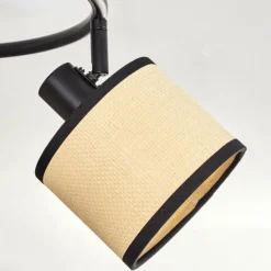 Luminaires Scandinaves-hofstein Chellas Plafonnier Noir, 3 lumières