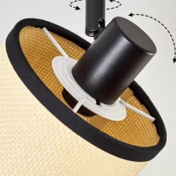 Luminaires Scandinaves-hofstein Chellas Plafonnier Noir, 2 lumières