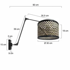 Luminaires Steinhauer Chic Applique murale Noir, 1 lumière* Appliques