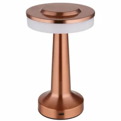 Luminaires Globo Lighting CHLOEY Lampe à poser LED Cuivre, Blanc, 1 lumière* Éclairage Led