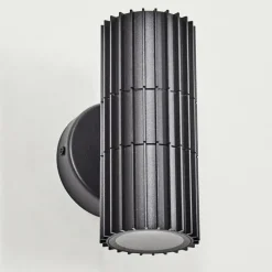 hofstein Cidral Lampe murale d´extérieur, Luminaire Up & Down Noir, 2 lumières