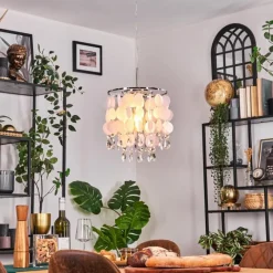 Luminaires Antiques-hofstein Ciora Suspension, Suspension Chrome, 1 lumière