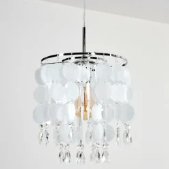 Luminaires Antiques-hofstein Ciora Suspension, Suspension Chrome, 1 lumière