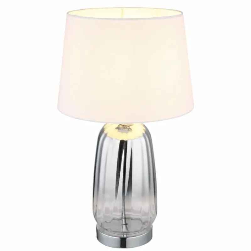 Luminaires Globo Lighting Classy Lampe à poser Chrome, Argenté, 1 lumière