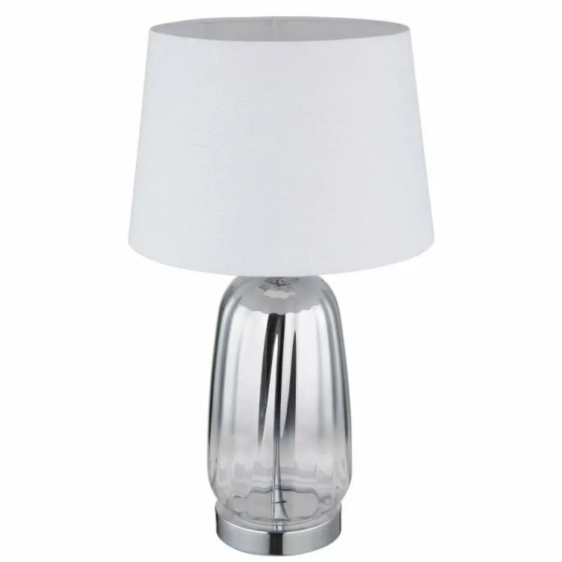 Luminaires Globo Lighting Classy Lampe à poser Chrome, Argenté, 1 lumière