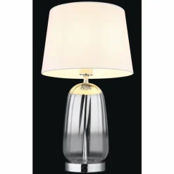 Luminaires Globo Lighting Classy Lampe à poser Chrome, Argenté, 1 lumière