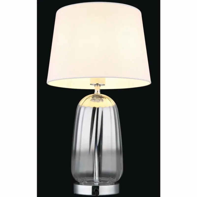 Luminaires Globo Lighting Classy Lampe à poser Chrome, Argenté, 1 lumière