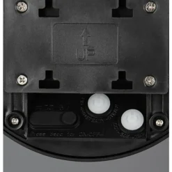 Luminaires Reality Cobre Applique murale LED Noir, 1 lumière, Détecteur de mouvement