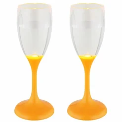 Luminaires Globo Lighting Coen Lampe à poser LED Orange, 1 lumière* Éclairage Led