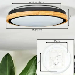 Luminaires Scandinaves-hofstein Coentral Plafonnier, Panel LED Blanc, 1 lumière