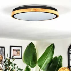 hofstein Coentral Plafonnier, Panel LED Blanc, 1 lumière, Télécommandes