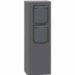 Luminaires LCD collonette des prises LCD Gris