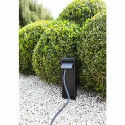 Luminaires Lutec collonette des prises Lutec Mains Noir