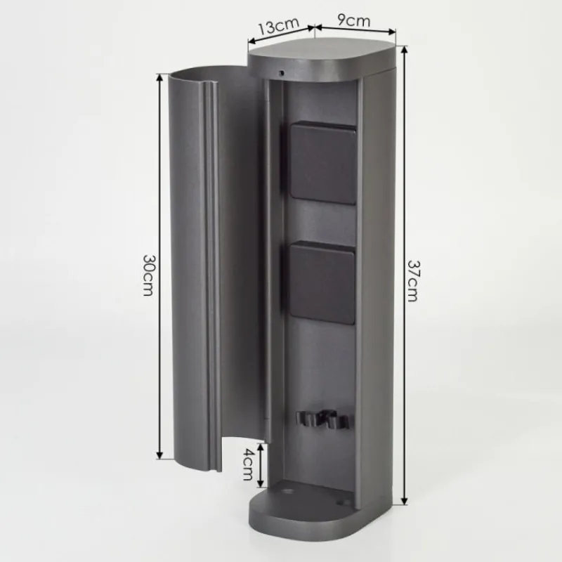 hofstein collonette des prises Reigolil Anthracite, Noir