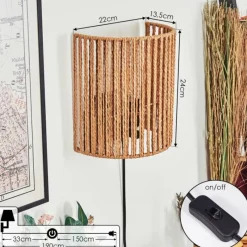 Luminaires Scandinaves-hofstein Colmeal Luminaire Up & Down, Applique murale Noir, 1 lumière