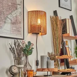 Luminaires Scandinaves-hofstein Colmeal Luminaire Up & Down, Applique murale Noir, 1 lumière