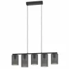 Luminaires Eglo COLOMERA Suspension Noir, 5 lumières
