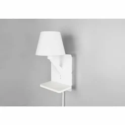 Lampes En Tissu-Luminaires Trio Comfort Applique murale Blanc, 1 lumière
