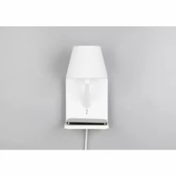 Lampes En Tissu-Luminaires Trio Comfort Applique murale Blanc, 1 lumière