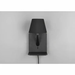 Lampes En Tissu-Luminaires Trio Comfort Applique murale Noir, 1 lumière