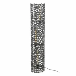 hofstein Cortecega Lampadaire Noir, 3 lumières* Lampadaires Et Lampes Sur Pied