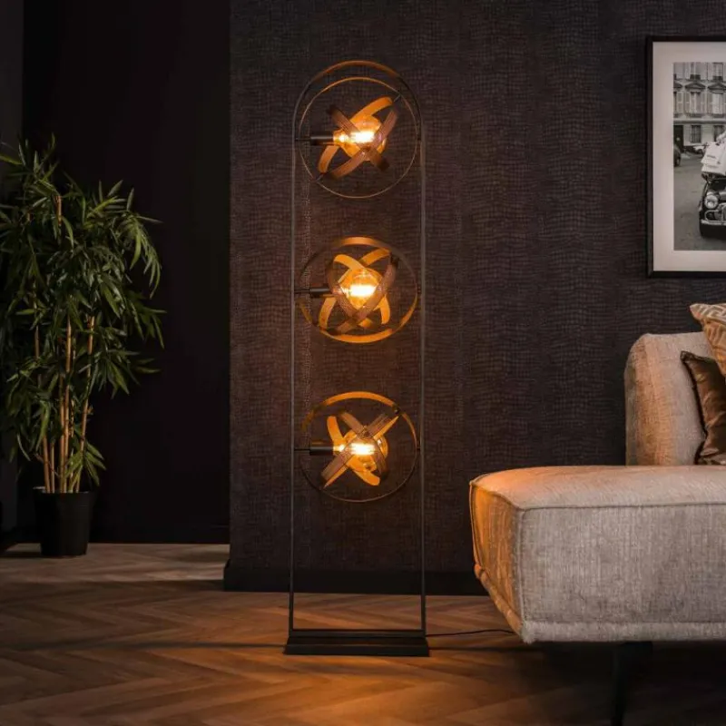 hofstein Cosmos Lampadaire Anthracite, 3 lumières* Lampadaires Et Lampes Sur Pied